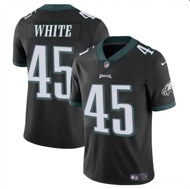 Men & Women & Youth Philadelphia Eagles #45 Devin White Black Vapor Untouchable Limited Stitched Jersey->philadelphia eagles->NFL Jersey